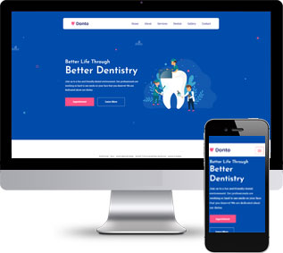 牙齒護理網(wǎng)站模板,口腔醫(yī)院html模板