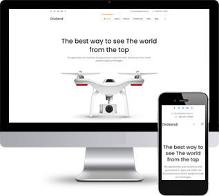 無人機(jī)網(wǎng)頁模板,航拍航測靜態(tài)模板