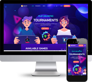 電子競(jìng)技網(wǎng)站模板,網(wǎng)游比賽html5模板