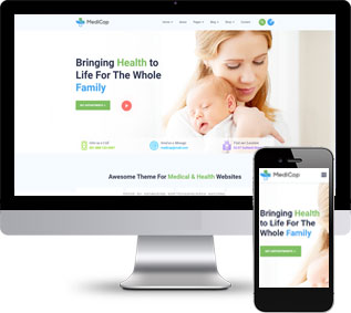 醫(yī)療診所靜態(tài)模板,保健護理html5模板