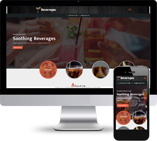 咖啡靜態(tài)模板,雞尾酒html5模板