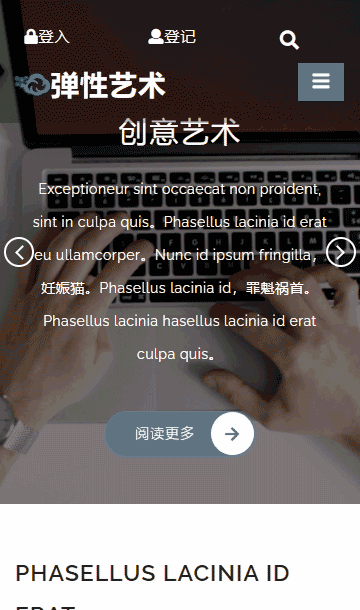 藝術創(chuàng)作靜態(tài)模板,動畫創(chuàng)意html5模板