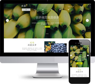 蔬菜網(wǎng)頁(yè)模板,水果html5模板